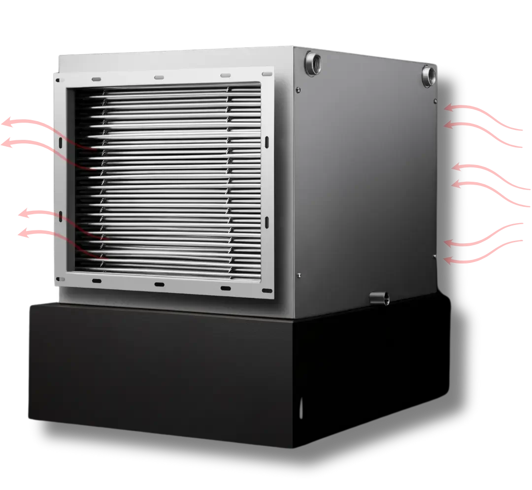 Lepido exhaust heat exchanger
