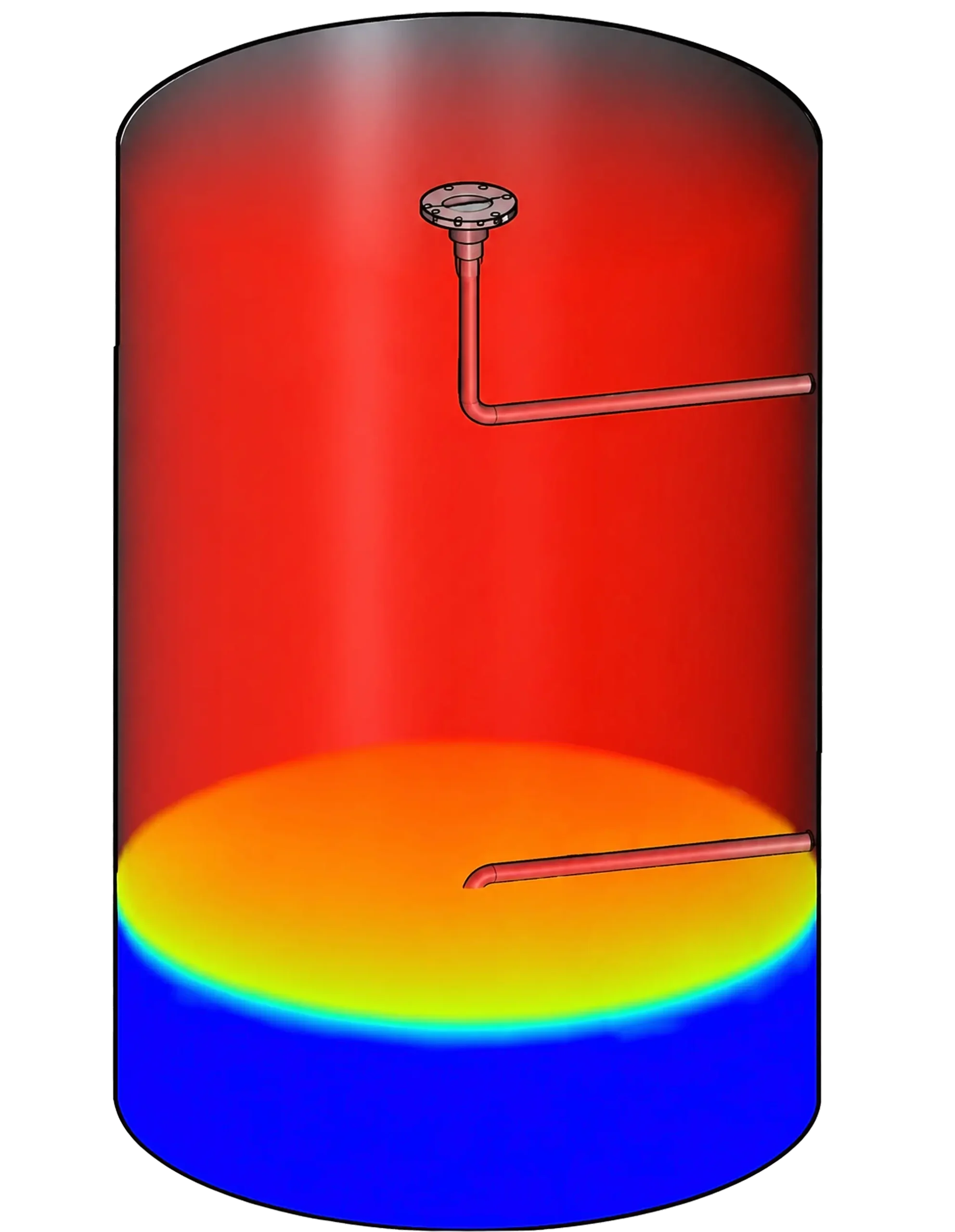 Thermal energy storage tank
