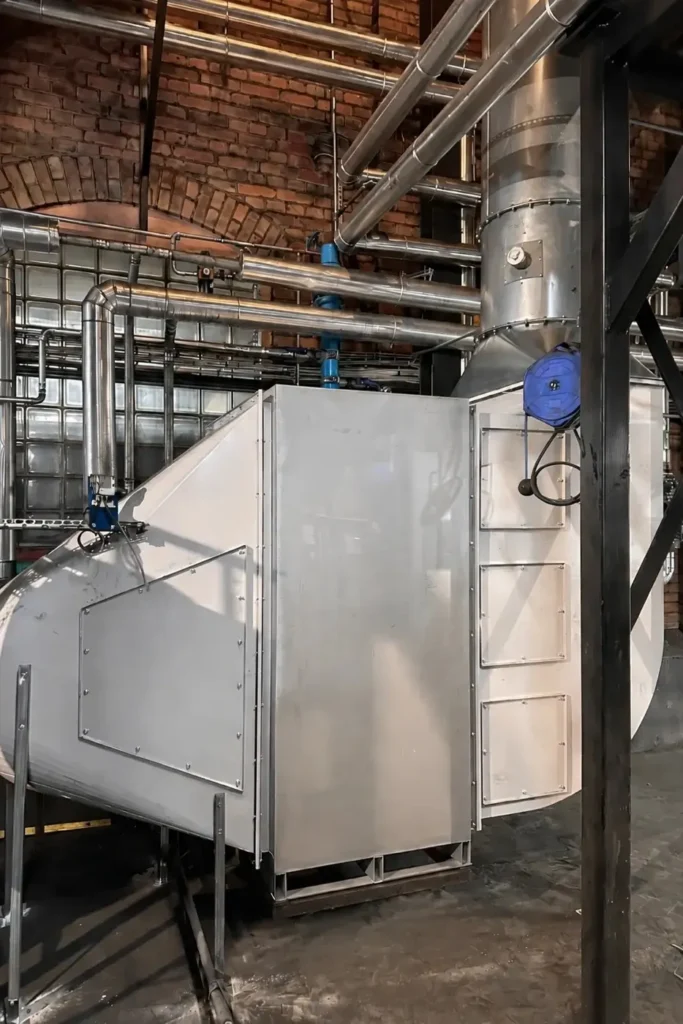 Lepido unit installed in a foundry.